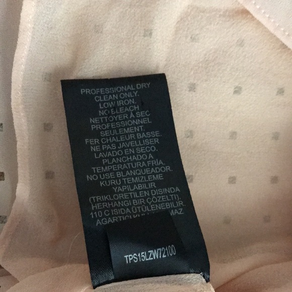 SOLD Tibi sz2 racerback tank top. Light salmon/pink - Picture 5 of 6